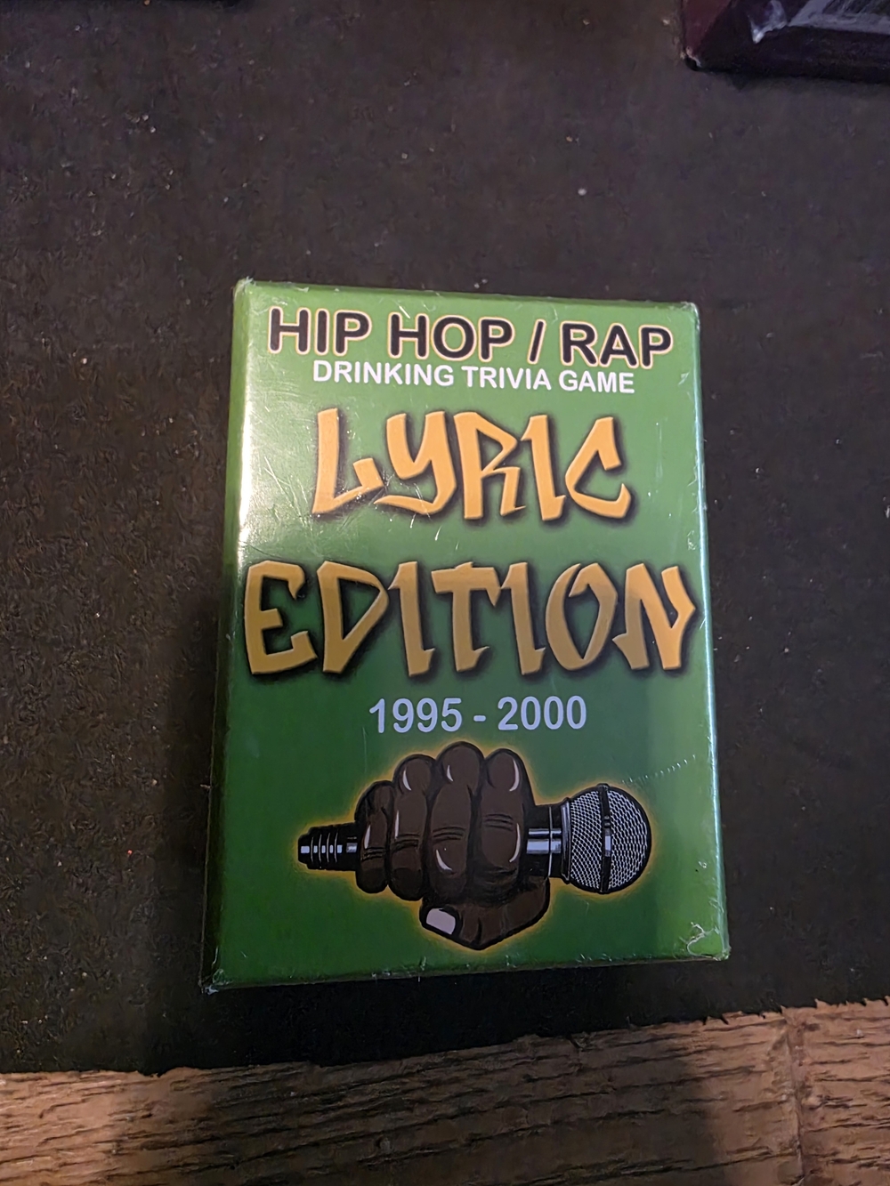 Hip Hop / Rap Lyric Edition Drinking Trivia Game (Green)